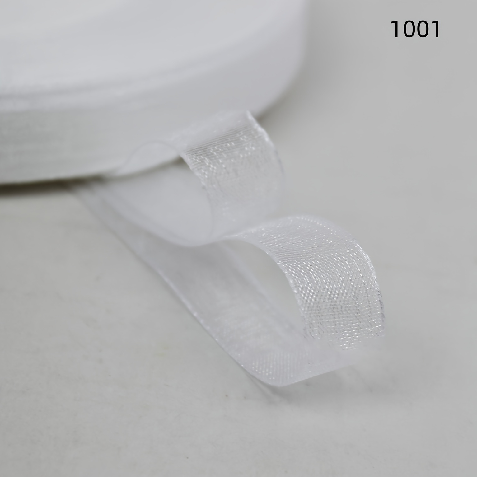 50-yard 1cm Chiffon Ribbon With Blue Transparent Green Ribbon, Packaging Ribbon, Embroidery Hook Hat Material, Chiffon Satin Ribbon, 45 Meters Long