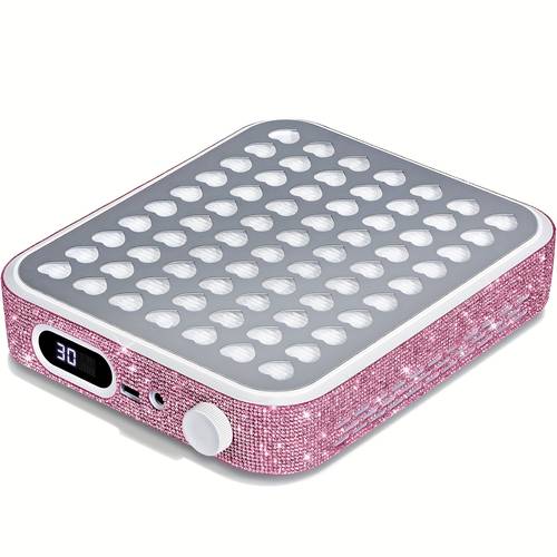 imagen del artículo colector de polvo de uñas de grado profesional, potente aspiradora y recolector de polvo de función, con diseño de pedrería , equipado con filtros desechables, para entusiastas de uñas diy y salones de uñas profesionales