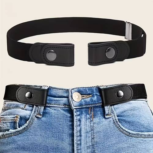 unisex no stretchy waist belt adjustable elastic invisible waistband for jeans pants fits all fashion cincher belt