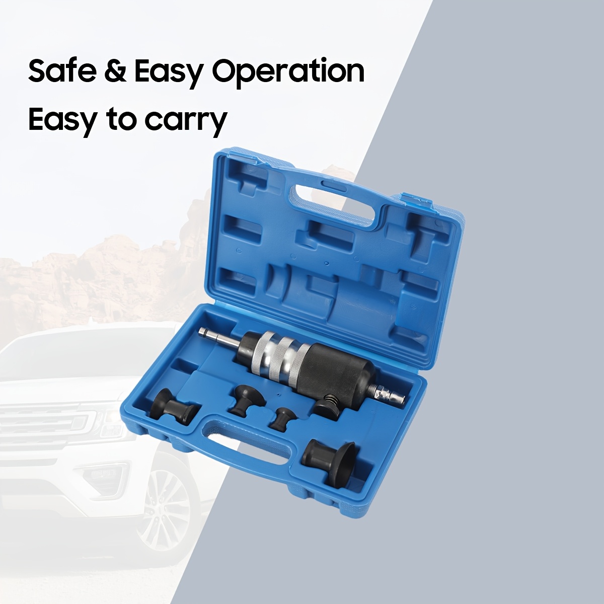 Air Operated Pneumatic Engine Cylinder Head Valve Removal Tool, Automotive Cylinder Head Tools, Engine Valve Grinding Tools