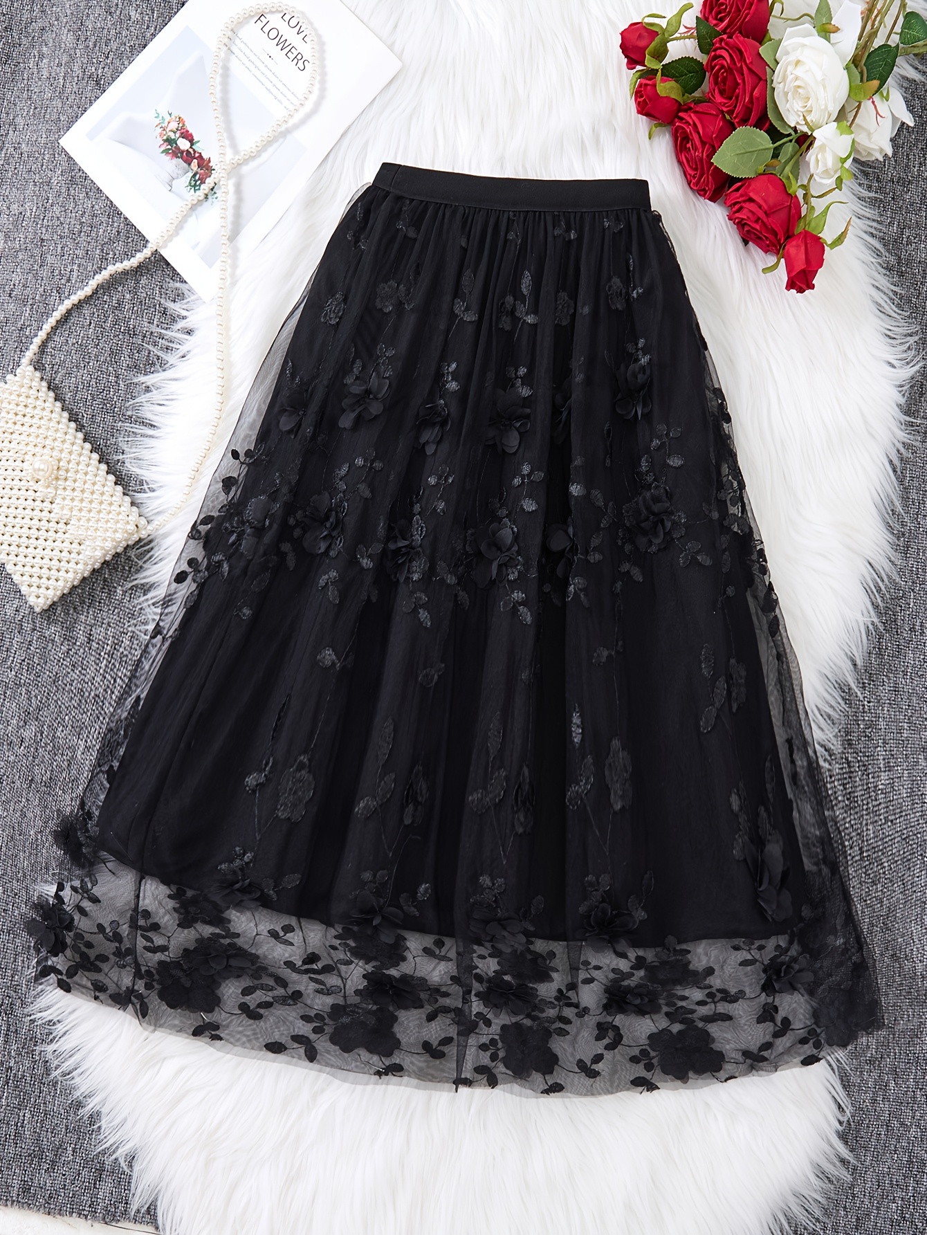 vestido princesa larga niñas falda desprendible Temu Uruguay - Main Image