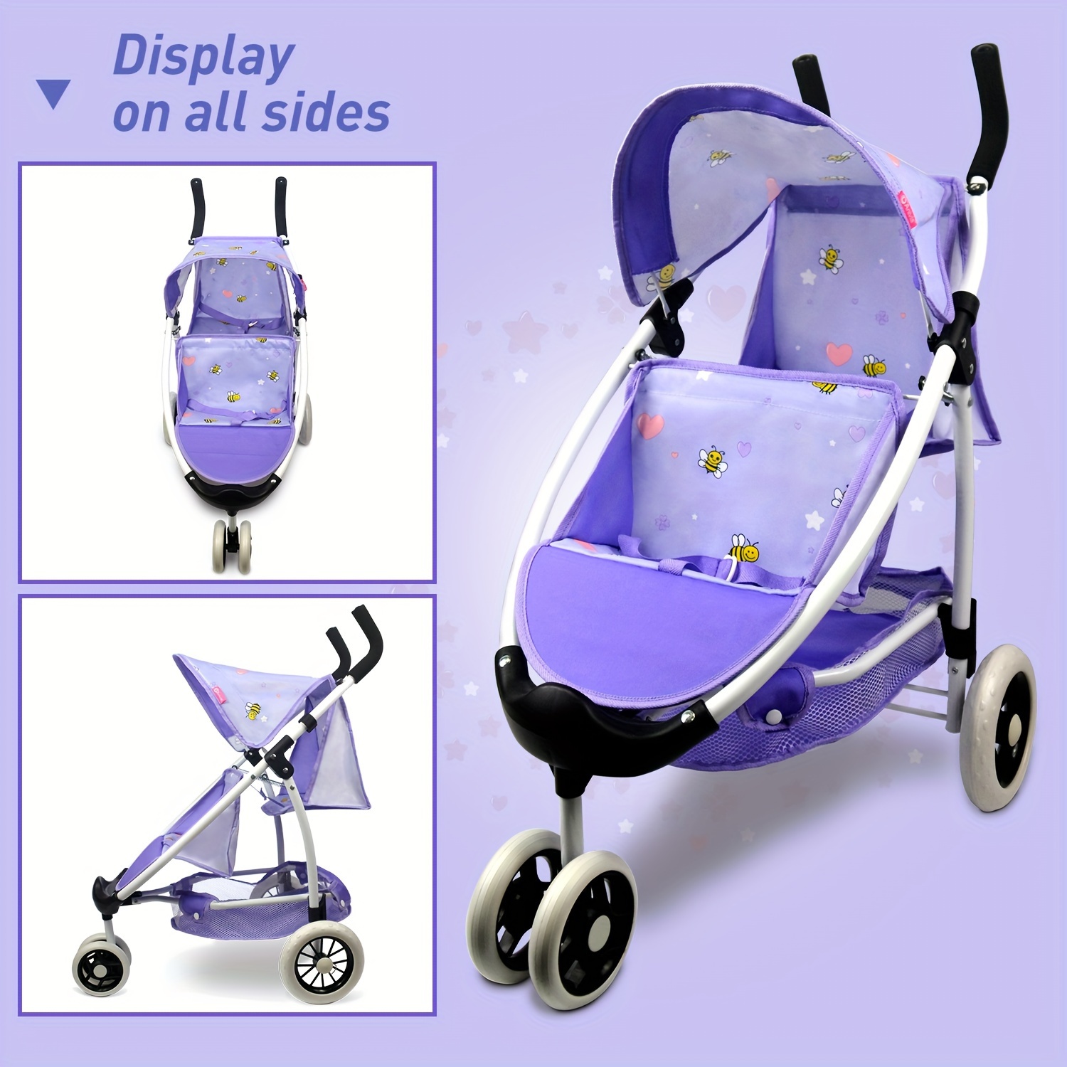 stroller kids 1:1 scale double Temu Oman