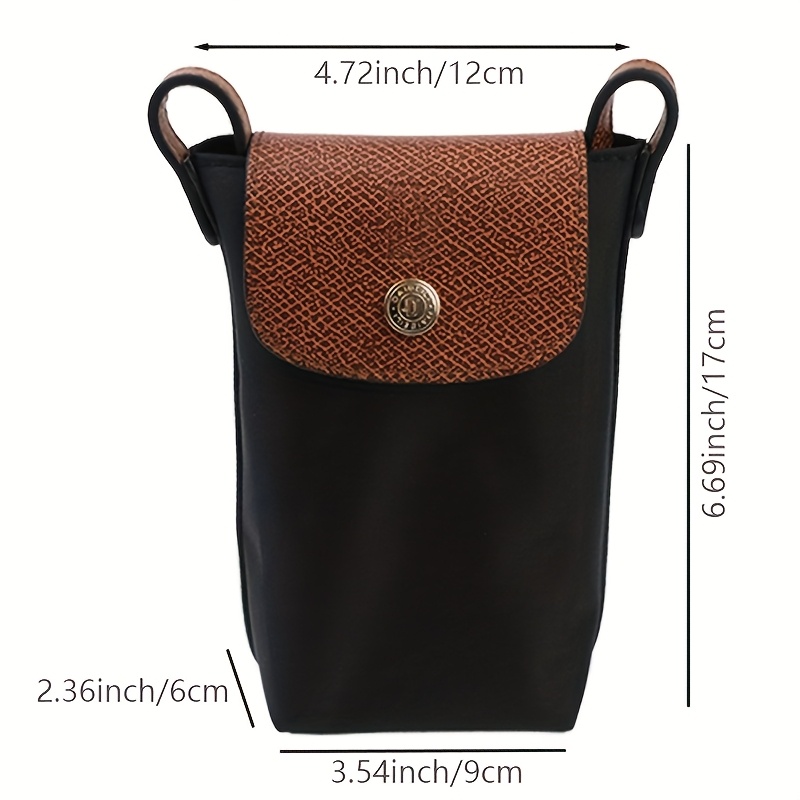 TEMU 10000 People -style Small Cross-body Backpack Dai Beili Mobile Phone Bag Nylon Simple Navy Blue Black Pink Small Shoulder Bag