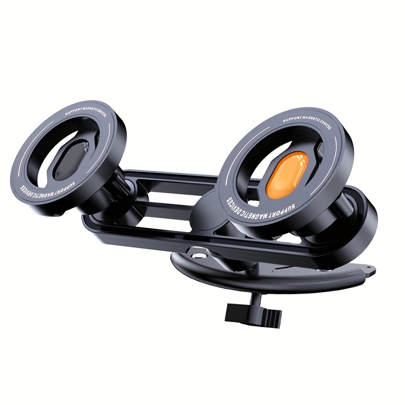 E-shop Dual-Arm Auto CD Magnetische Handyhalterung, hält 2 Handys gleichzeitig, 360° und nicht wackelig, super starker Sog für direkte