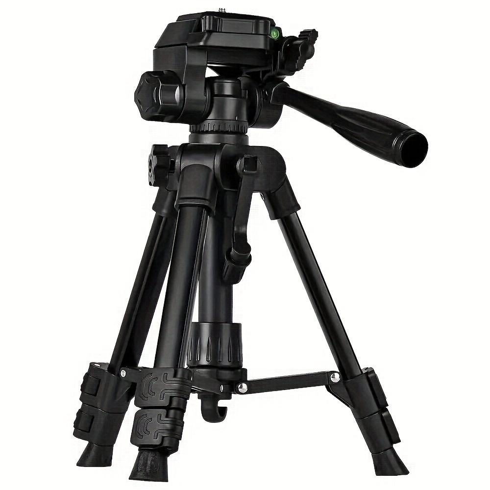 TEMU 1pc Mini Desktop Tripod For Indoor And Outdoor Photography, 2-level Adjustable Height, Compatible With Most Camera Equipment, Includes Universal