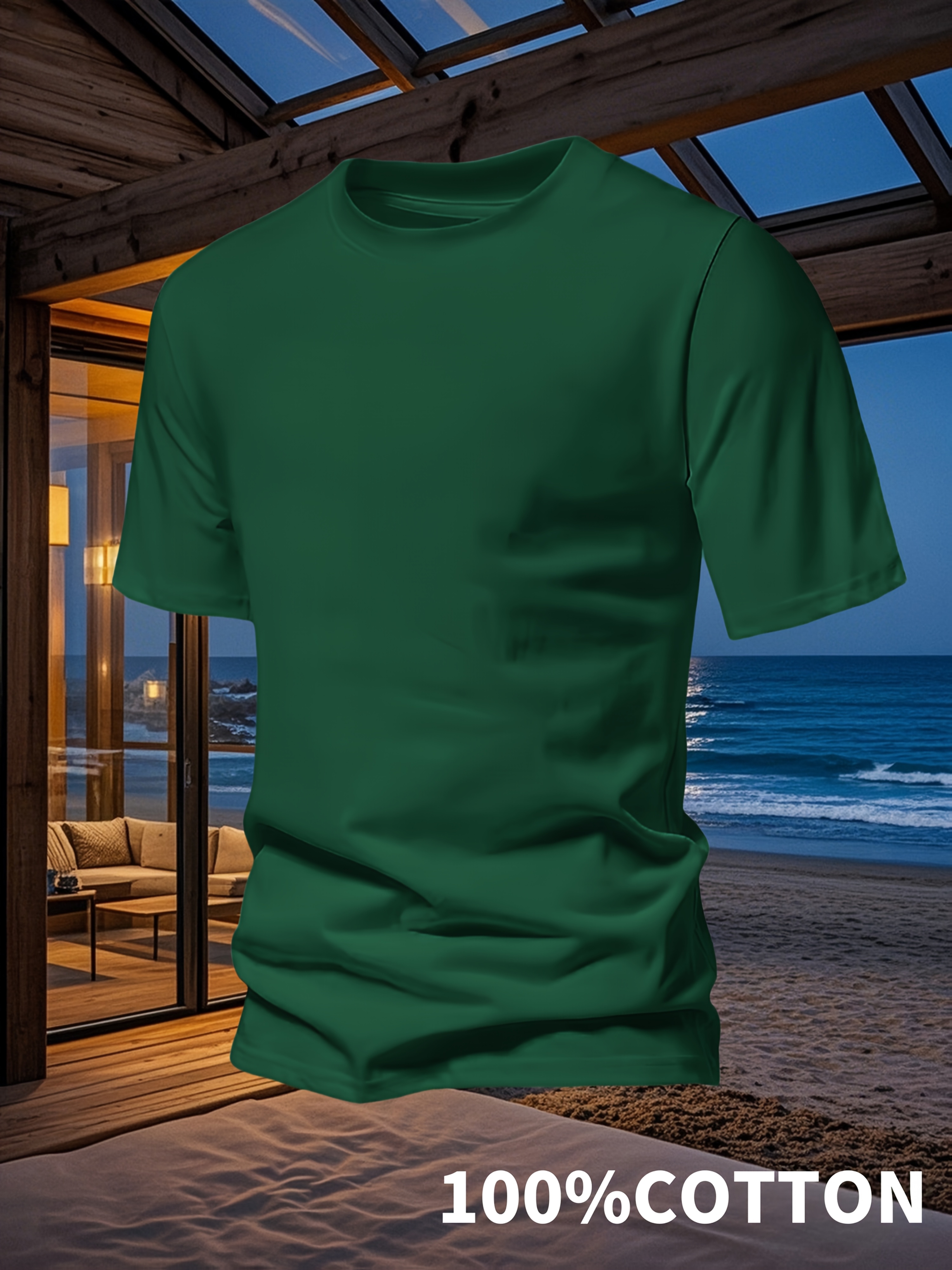 Men'S Loose Fit Short Sleeve T-Shirt - Summer Casual Round Neck Tee with Minimalist Solid Color Design, Breathable & Soft Fabric for Casual Attire, Beach Outings, and Layering - Versatile Basic Wardrobe Staple, T Shirts for Men, Shirts for Men, Layering Essentials, Relaxed Fit Shirt, Simple Style, Classic Design, Lightweight Material, Comfortable Material, Plain Tee, Basic Top, Streetwear Style, Summer Wardrobe