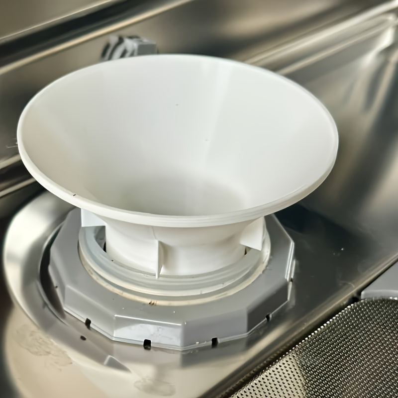 TEMU 1 pz Imbuto per sale lavastoviglie ( sale 95 mm, contenitore sale 45 mm) Imbuto per aggiunta sale lavastoviglie da cucina