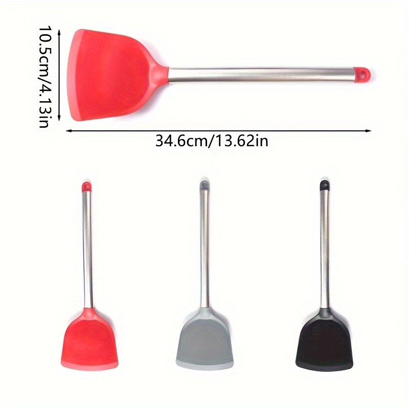 1pc Cucina Silicone Turners Gadgets Spatola, Uovo Pesce Padella Friggere  Cucchiai, Strumenti Cucina Domestici, Sconti