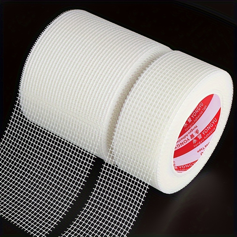 

Fiberglass Mesh Tape For Wall Repair - Self-adhesive Drywall Joint Tape, Resistant, 20m Length, Crack Prevention, For Interior And Exterior Walls, Ceilings - 100mm Width