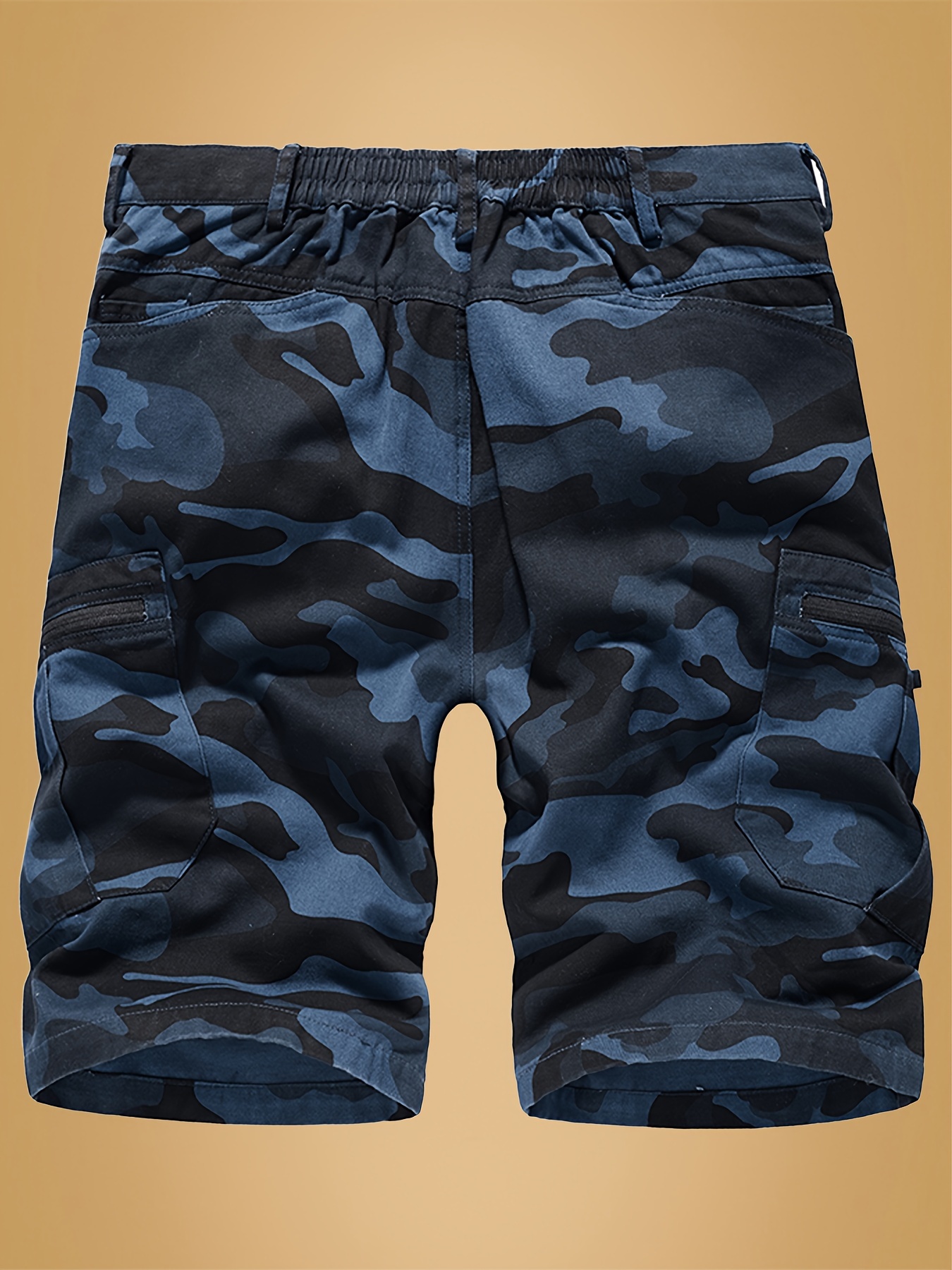men's camouflage cargo shorts pockets cotton Temu United Arab