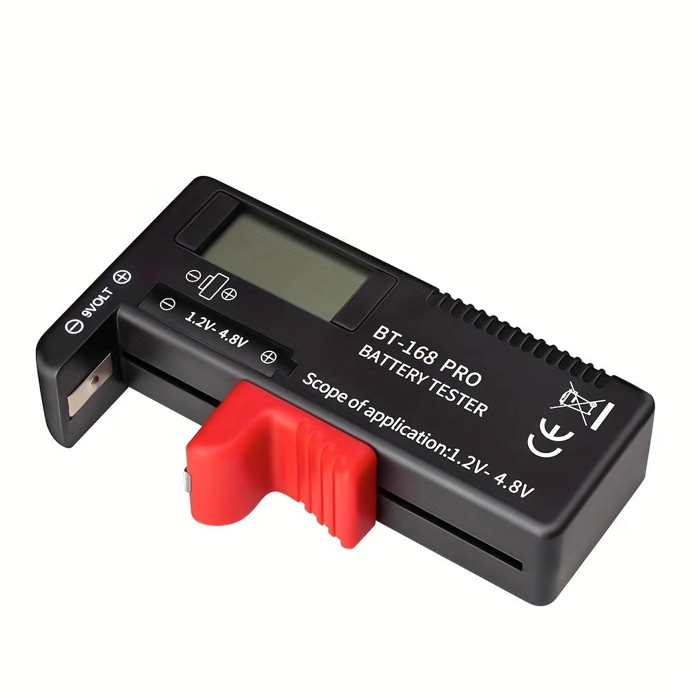 Battery Capacity Tester – Power Level Meter For Home & Auto Use, PVC Material