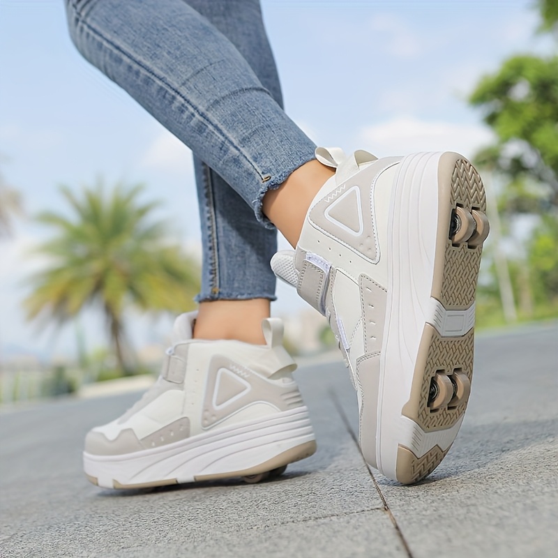 unisex roller skate sneakers breathable synthetic impact Temu