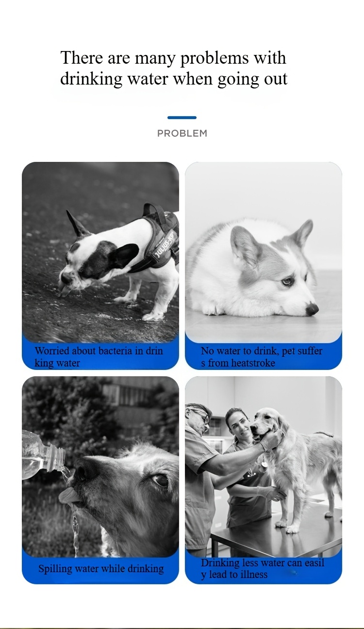 foldable pet water bottle portable dog travel cup large capacity leak proof drinking feeding bowl for outdoor   Product details 1