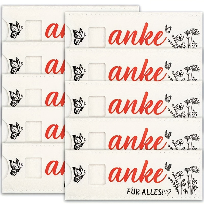 E-shop Geschenk für Sie/Ihn, kleines Dankeschön-Geschenk, Filz-Party-Geschenkbox-Verpackung, Geschenkhülle für Schokoladentafel, geeignet als