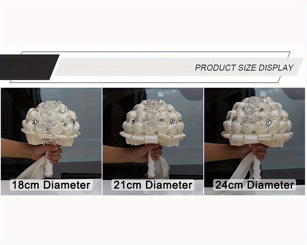   kuyov qizlar uchun buket boy qizil shifonli güllar bilan kristal va marjon aksessuarlari to'y tadbirlari tafsilotlari 4