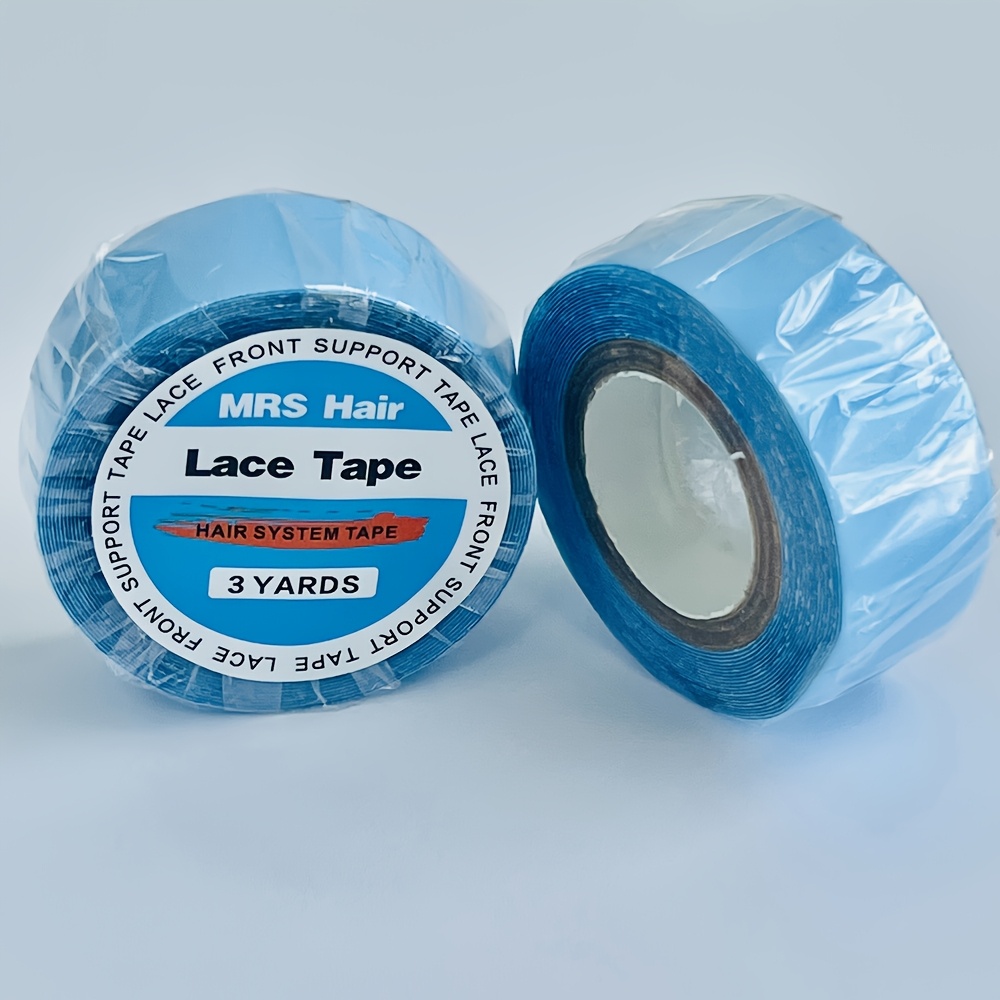TEMU 2 Rolls Wig Double-sided , Hair Extension Patch Lace Wig Tapes, Wig Wearing Tools