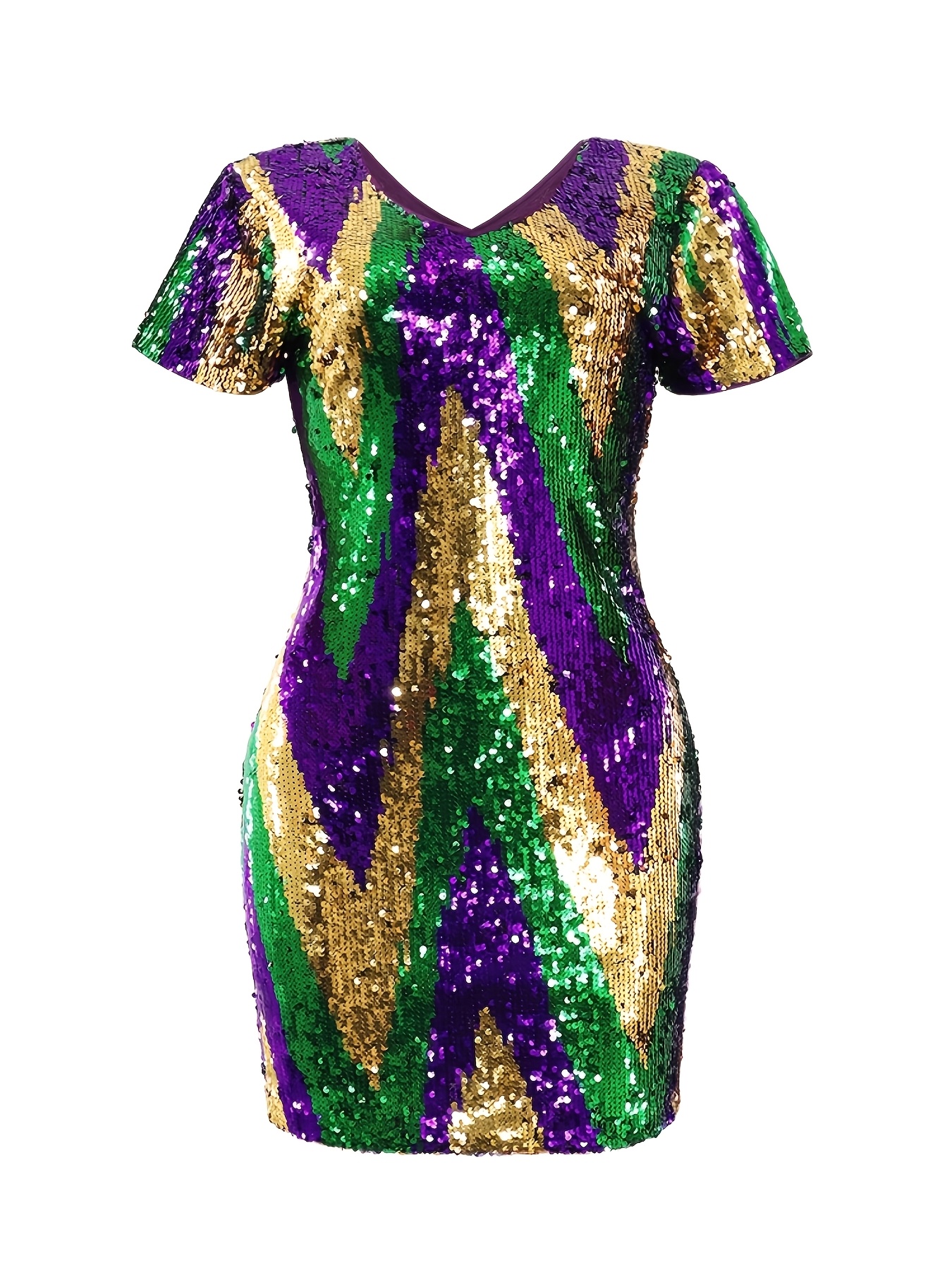 women's holiday sequin dress Tipsy Elves Midnight String of Lights Sequin Dress