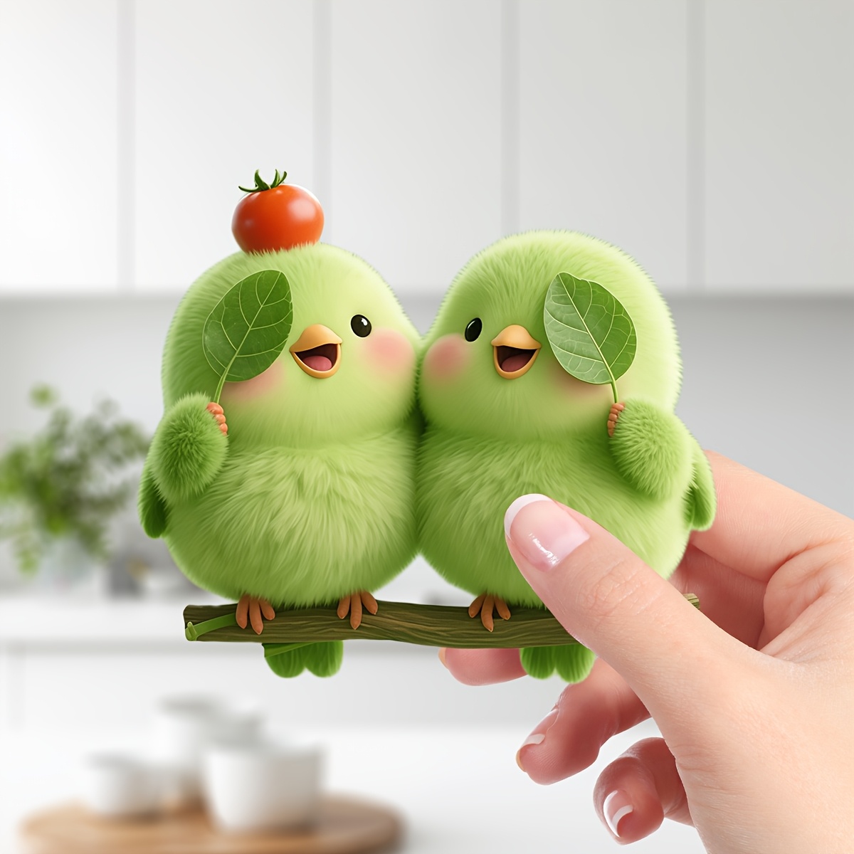 TEMU 1pc Cute Refrigerator Decoration, Acrylic Fridge Magnet Suitable For Refrigerators, Bulletin Boards, And Stands - Adorable Kawaii , Ideal For