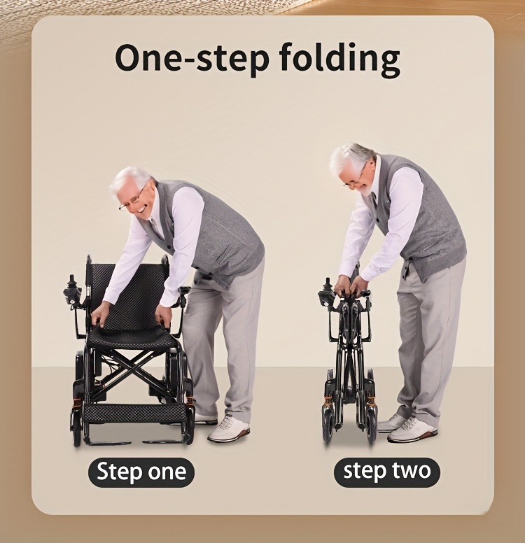 intelligent electric wheelchair made of 100 carbon fiber material lightweight and portable with a range of 25 miles   folding and installation   electric wheelchair for the elderly   of bearing 150kg mothers day gift Product details 4
