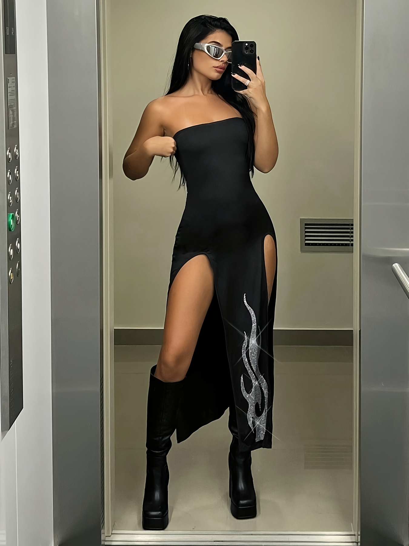 fire dress sold on Temu United States