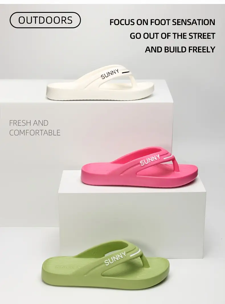 eva open toe slippers soft summer sandals comfortable breathable lightweight footwear for casual wear Product details 1
