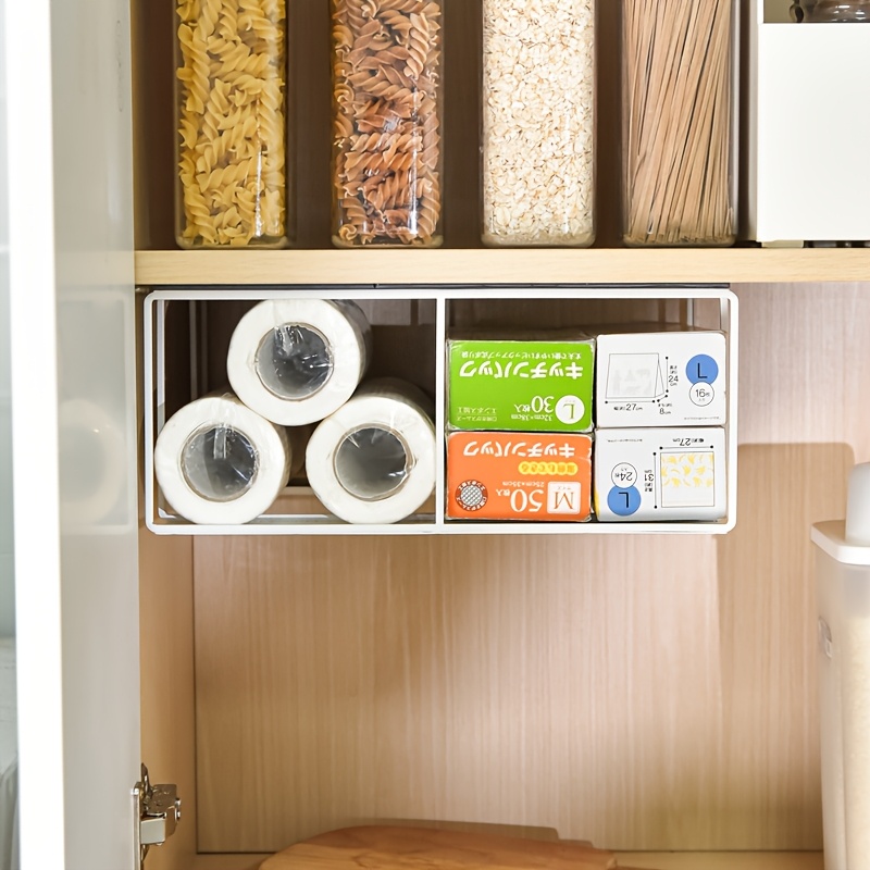 vita metallskåpsorganisatörer monteringsfri hyllplan - Temu Sweden