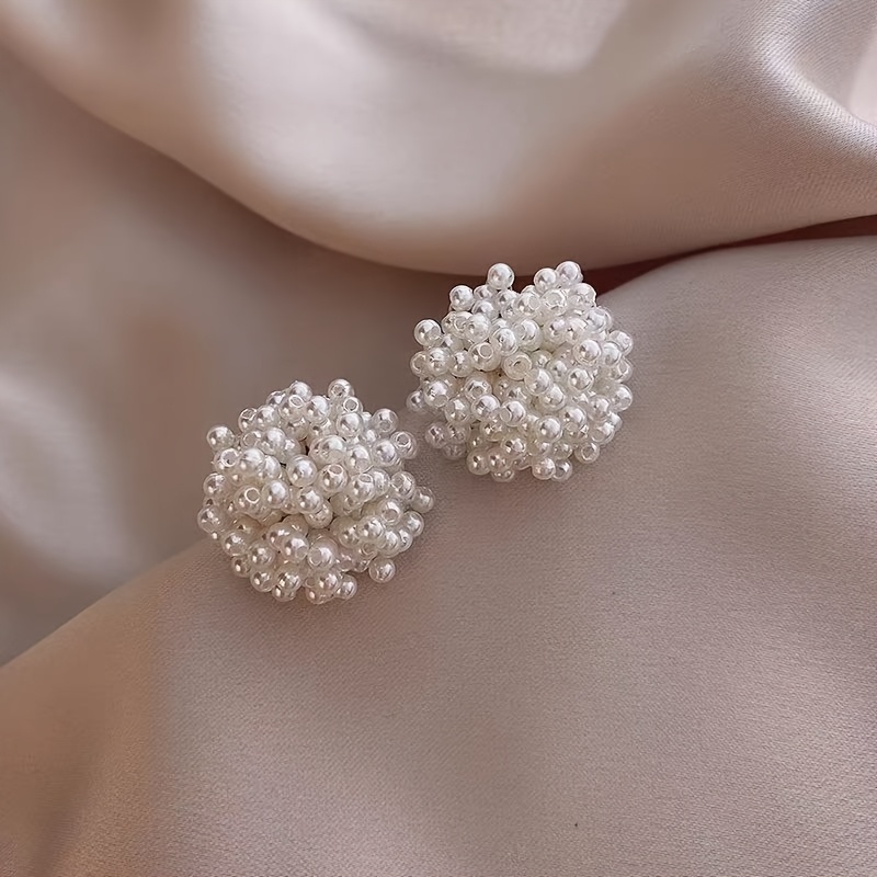 2025 New Temperament High-end Firework Earrings Niche Design Light Luxury Easy Earrings, Without Battery