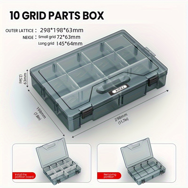 Parts Box Free Partition Pressure Resistant Durable - Temu