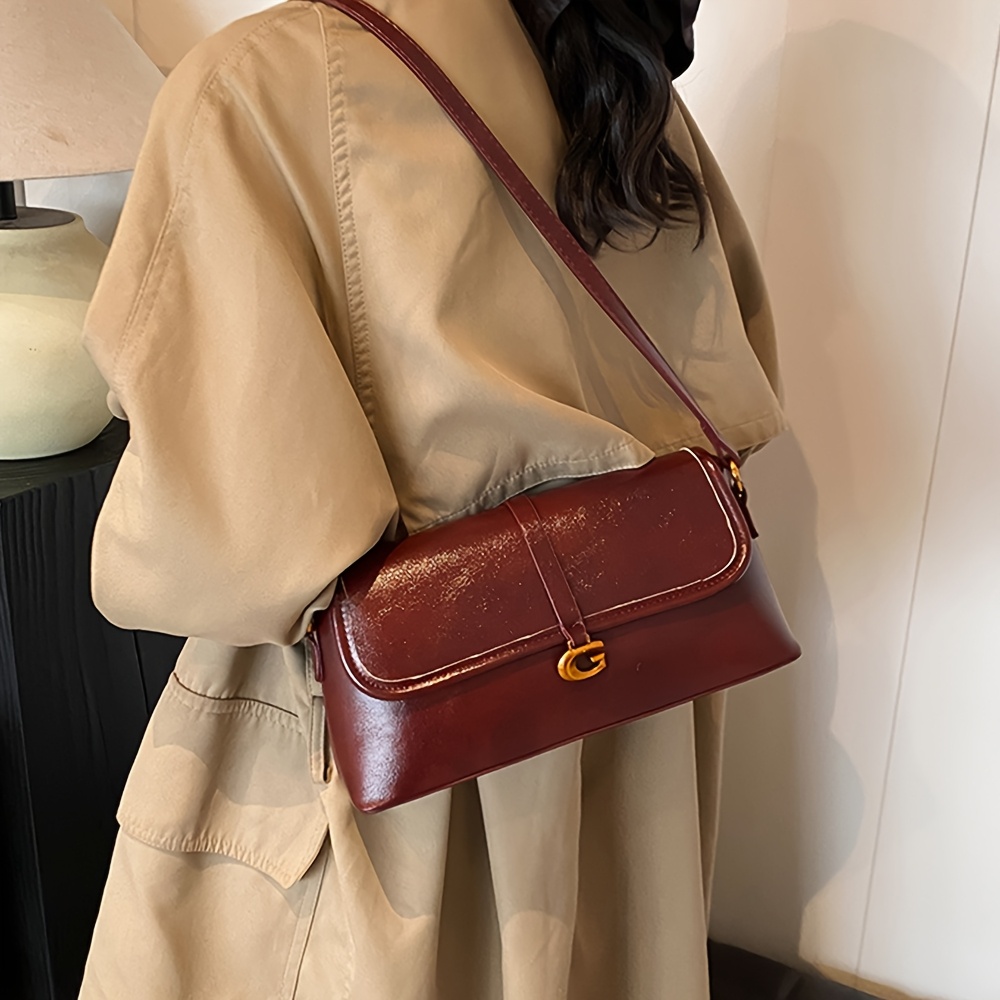 

Vintage Design Shoulder Bag, Underarm Bag For Women Daily Commuting