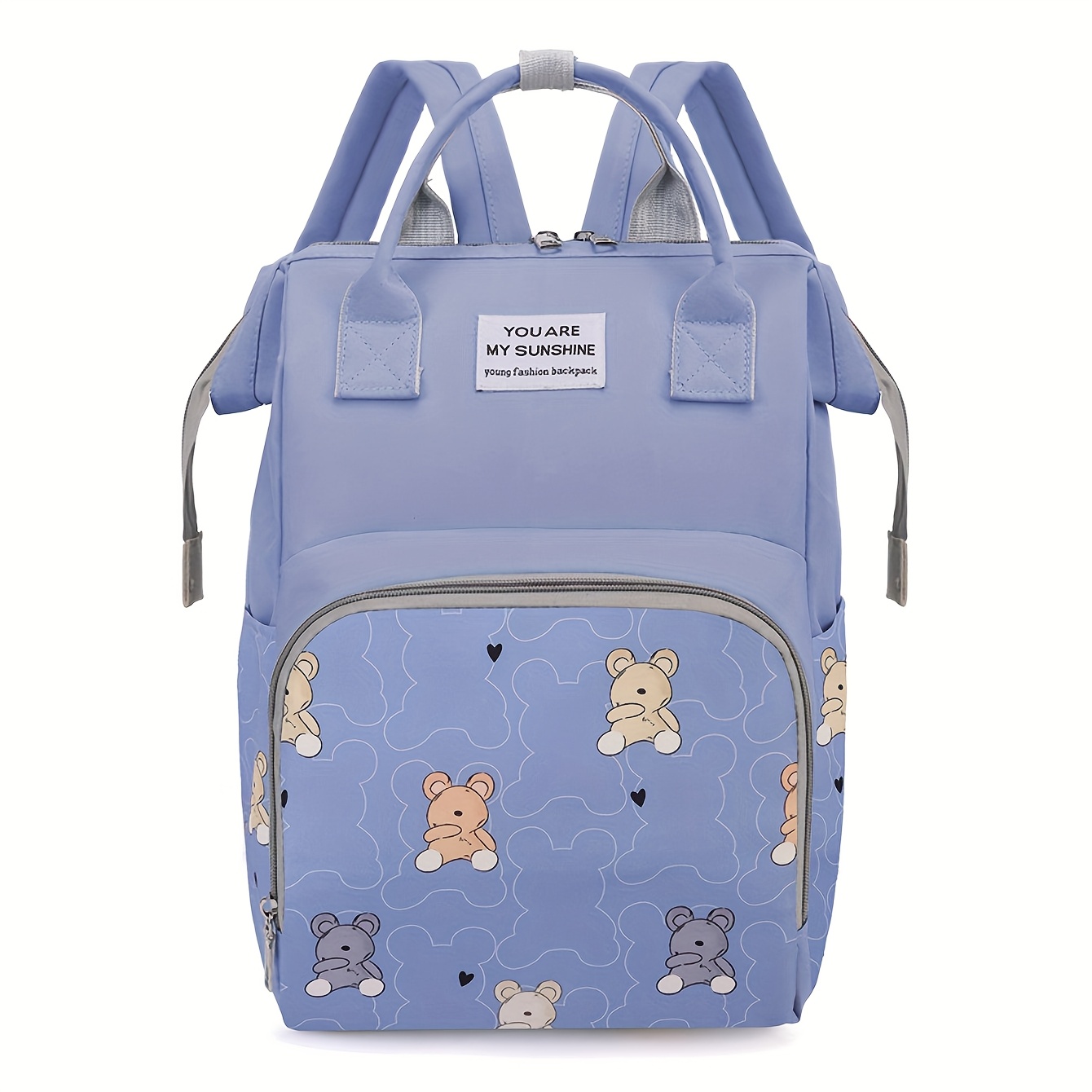 Mochila Multiusos para Viajes, Bolso de Pañales y Cambiador para Mujeres Embarazadas, Compatible con Cochecitos - Imagen 11