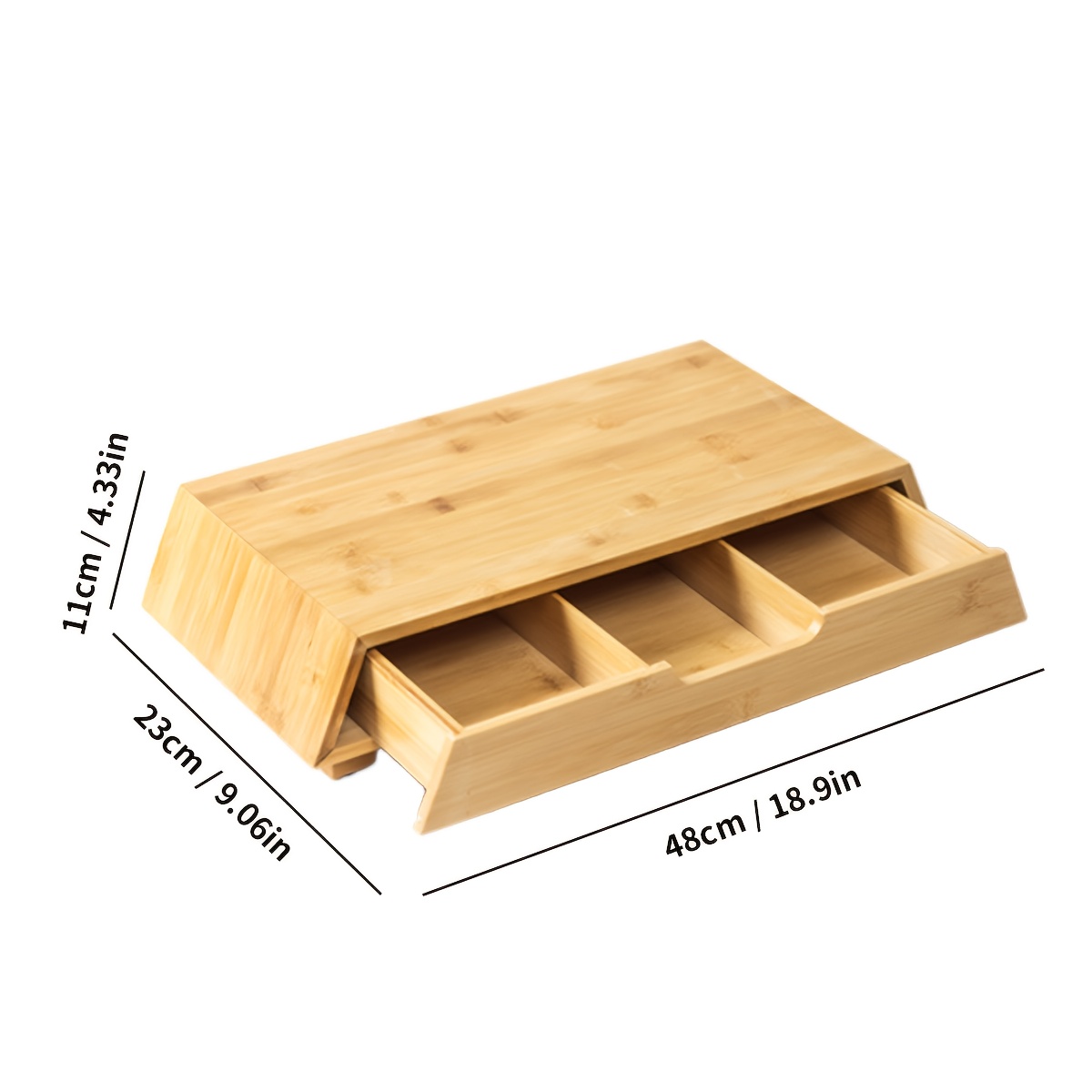 Bamboo Monitor Stand with Drawer, Tvs, And Printers - Natural Bamboo Ergonomic Elevation Stand with Storage Shelf,Printer Stand for Home Office & Workspace Optimization, Desk & Drawer Organizer for Home Storage