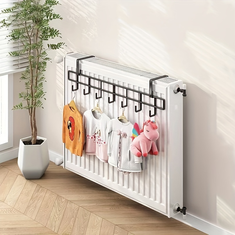 

1pc, Clothes Drying Rack, Clothes Drying Magic. Suitable For Radiator Hooks, Home Bedroom Supplies, Bedroom Supplies,