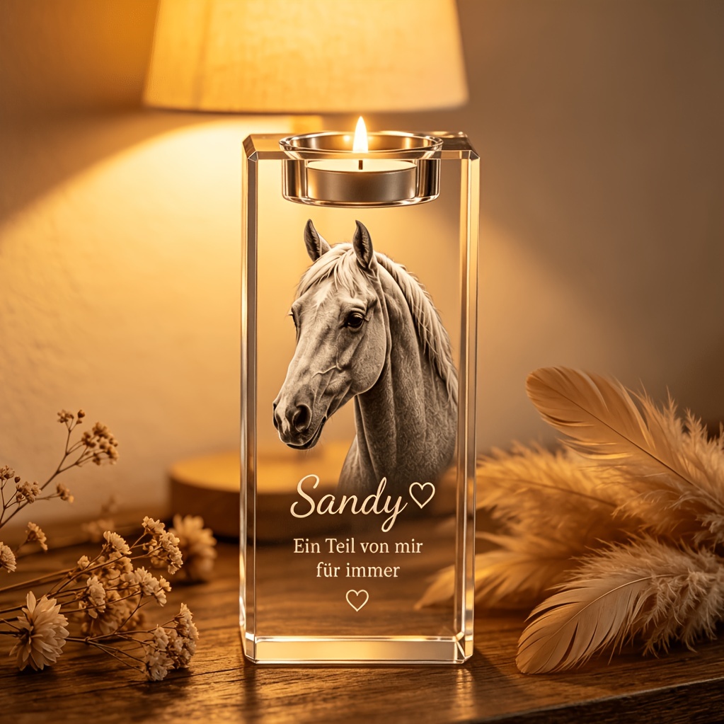 TEMU Gepersonaliseerde Foto Kristallen Schaalhouders Custom 2D Gegraveerde Foto Glas Herinnering Cadeau voor Honden en Kattenliefhebbers