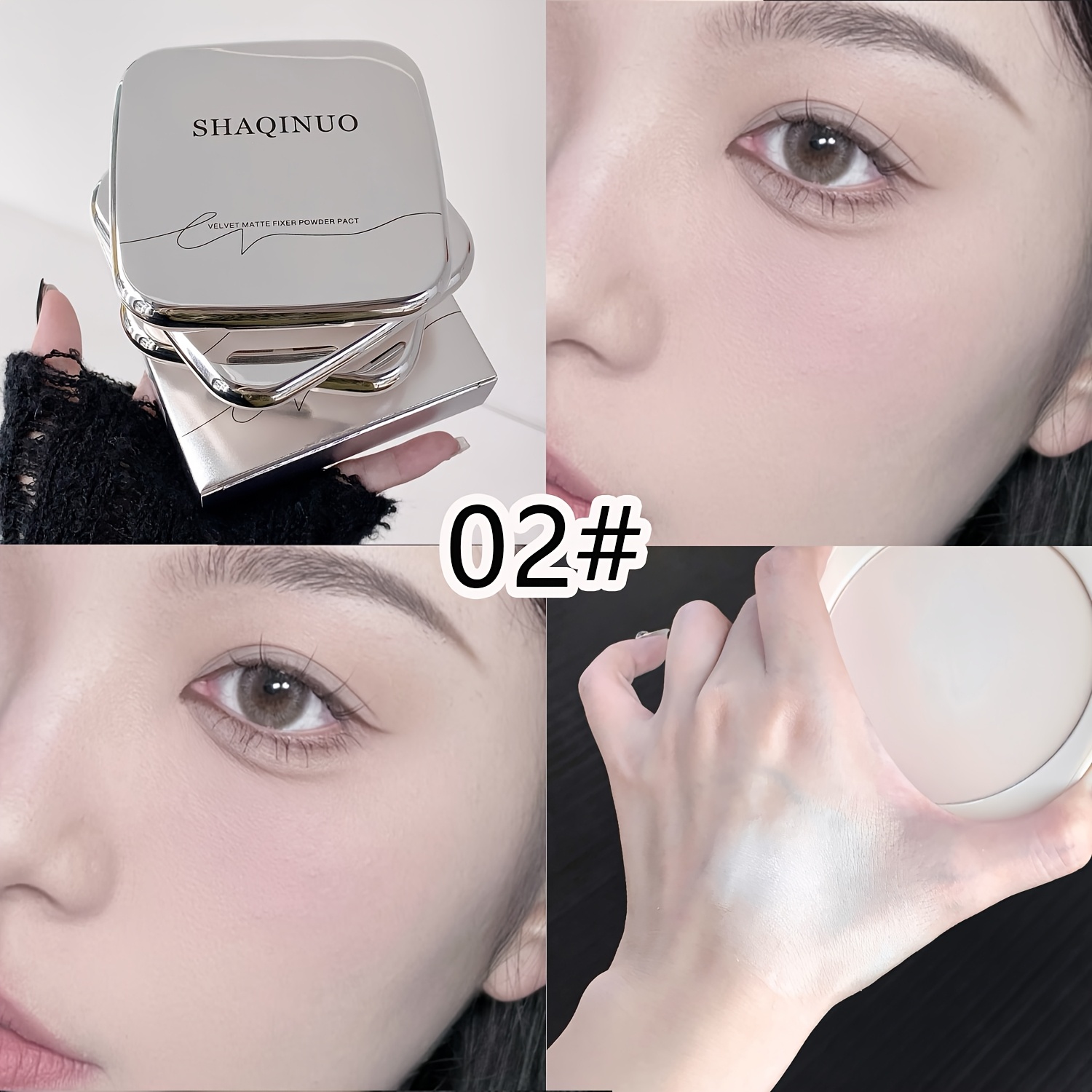 TEMU 24-hour Oil Control Da Powder Cake, Soft Matte Effect, And Overlapping Coverage, Lasting Natural Makeup, Multifunctional Beauty Products,