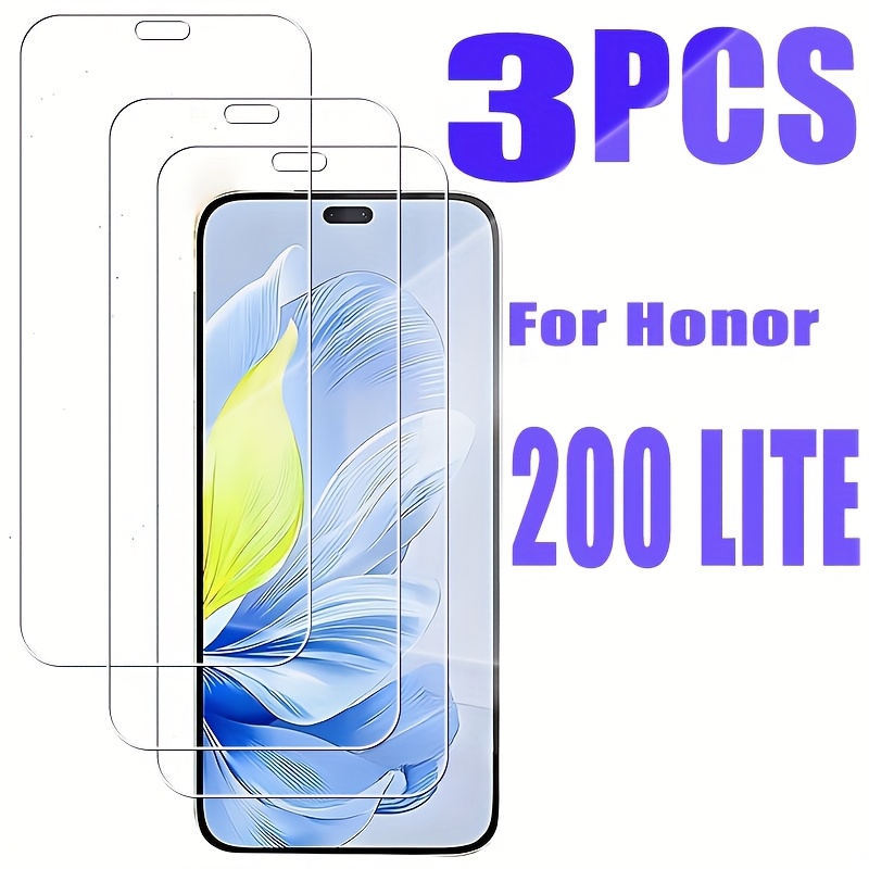 TEMU 3pcs Of Fully Adhered Tempered Glass Film, Providing High-definition And Scratch Resistance, Easy To Apply,without Bubbles, Suitable 200-lite.,