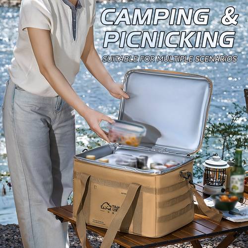 insulated cooler box cooler bag car fridge outdoor ice bag portable takeout box large capacity household cold bag