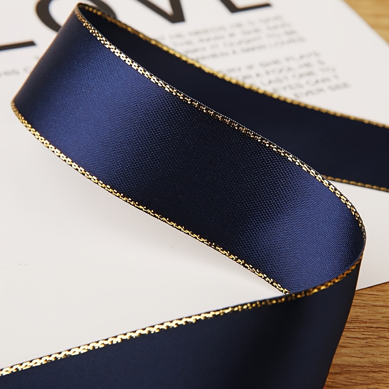 TEMU 1pc, Length 3 Yards, Double-sided Polyester Ribbon, Very Ribbon, Suitable For Christmas Holiday Decoration, Gift Box Packaging Decoration,