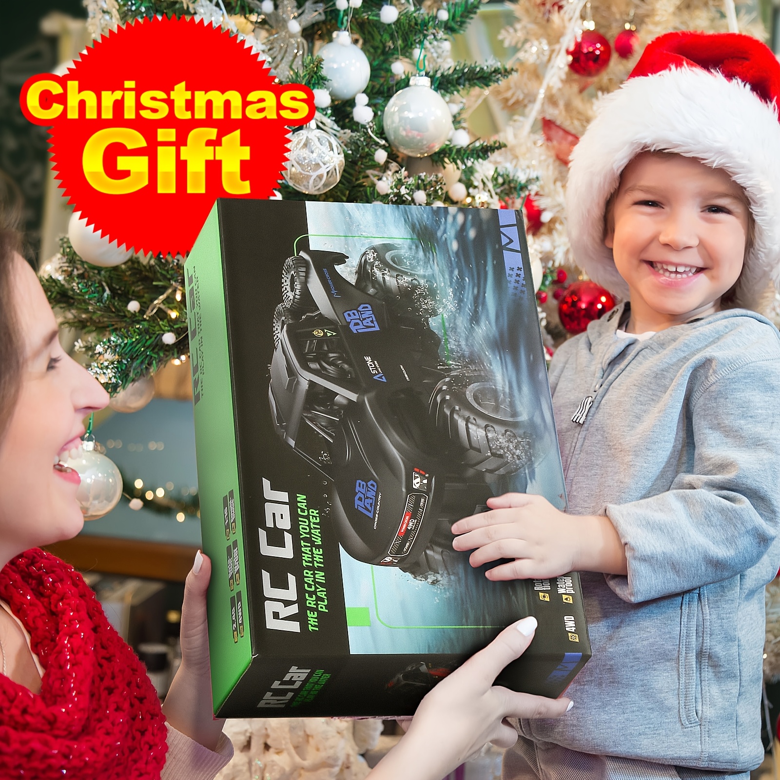 Remote Control Cars For Boys, Rc Truck 4x4, 1:16 Scale, Off-Road Truck With Two Rechargeable Batteries, High Speed Vehicle.