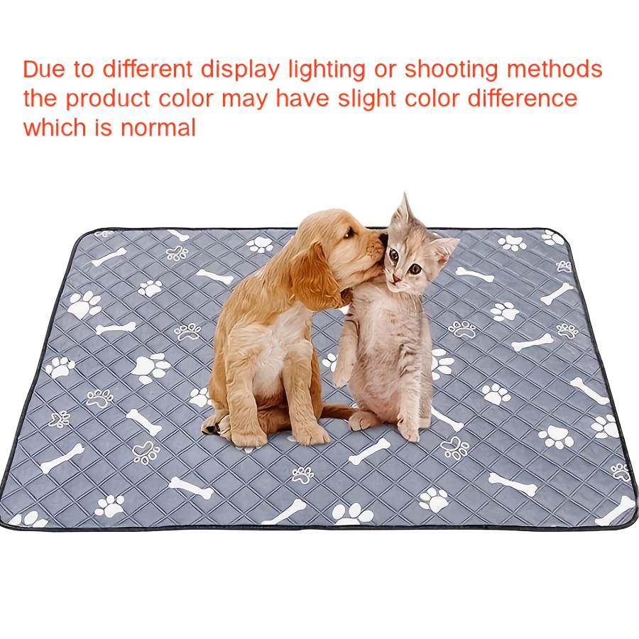 TEMU Wiederverwendbare Hundepipi-Pads - Welpen-Toilettentrainings-Pads - Waschbare Hundetrainings-Pads, Super saugfähige waschbare Hundepipi-Pads,