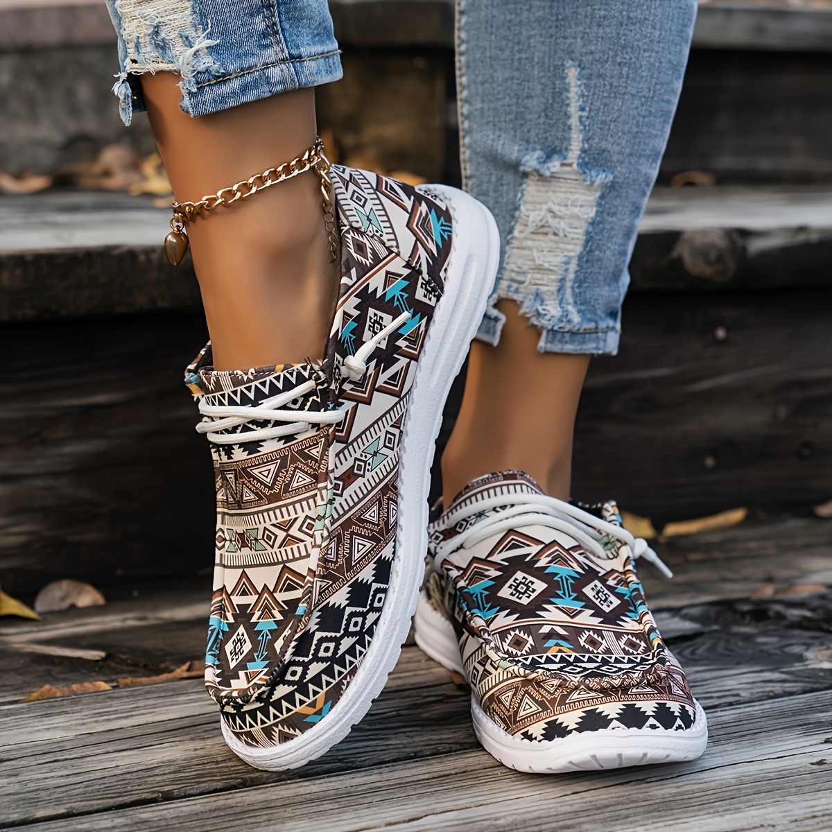 women's plus size casual slip sneakers fabric - Temu