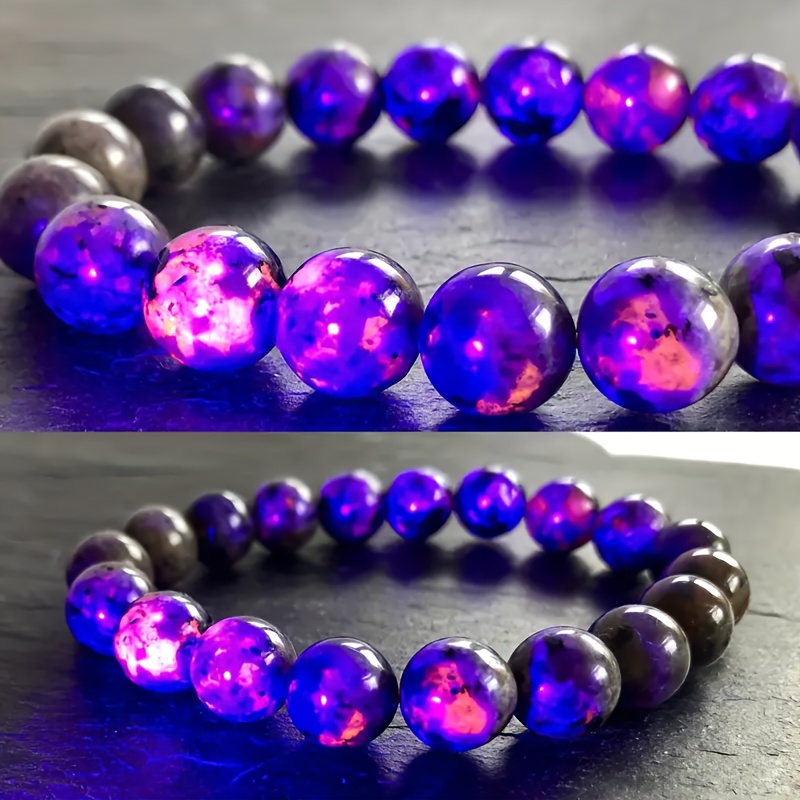 Luminous Stone Bracelet with Chakra Flame Stone