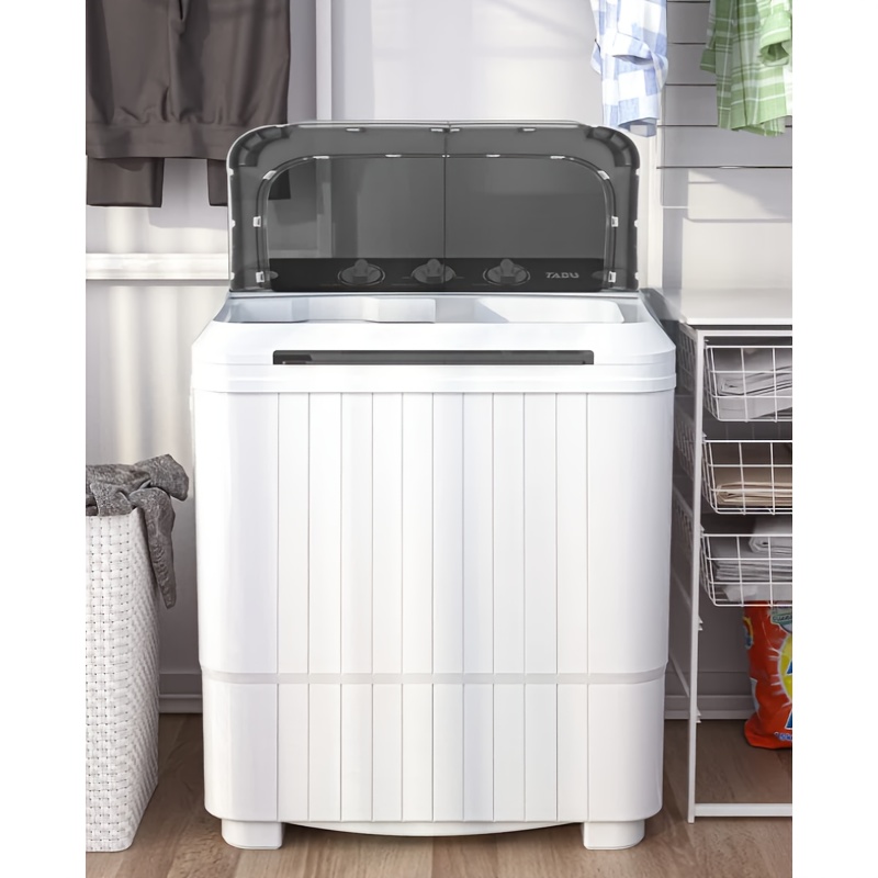 Portable Washing Machine, Mini Washer And Dryer, Wash And Combo  Twin Tub Compact Laundry Machine for Apartment Travel Dorms Rvs, Po
