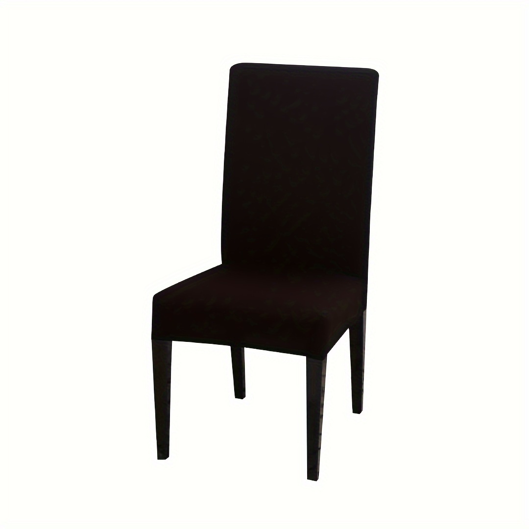 1pc Stretchable Chair Slipcover - Elastic Dining Chair Cover For Home, Office, Weddings & Hotels | With Slipcover-grip, Machine Washable Polyester (92.) & Spandex (8.) | Ideal For Stylish Furniture