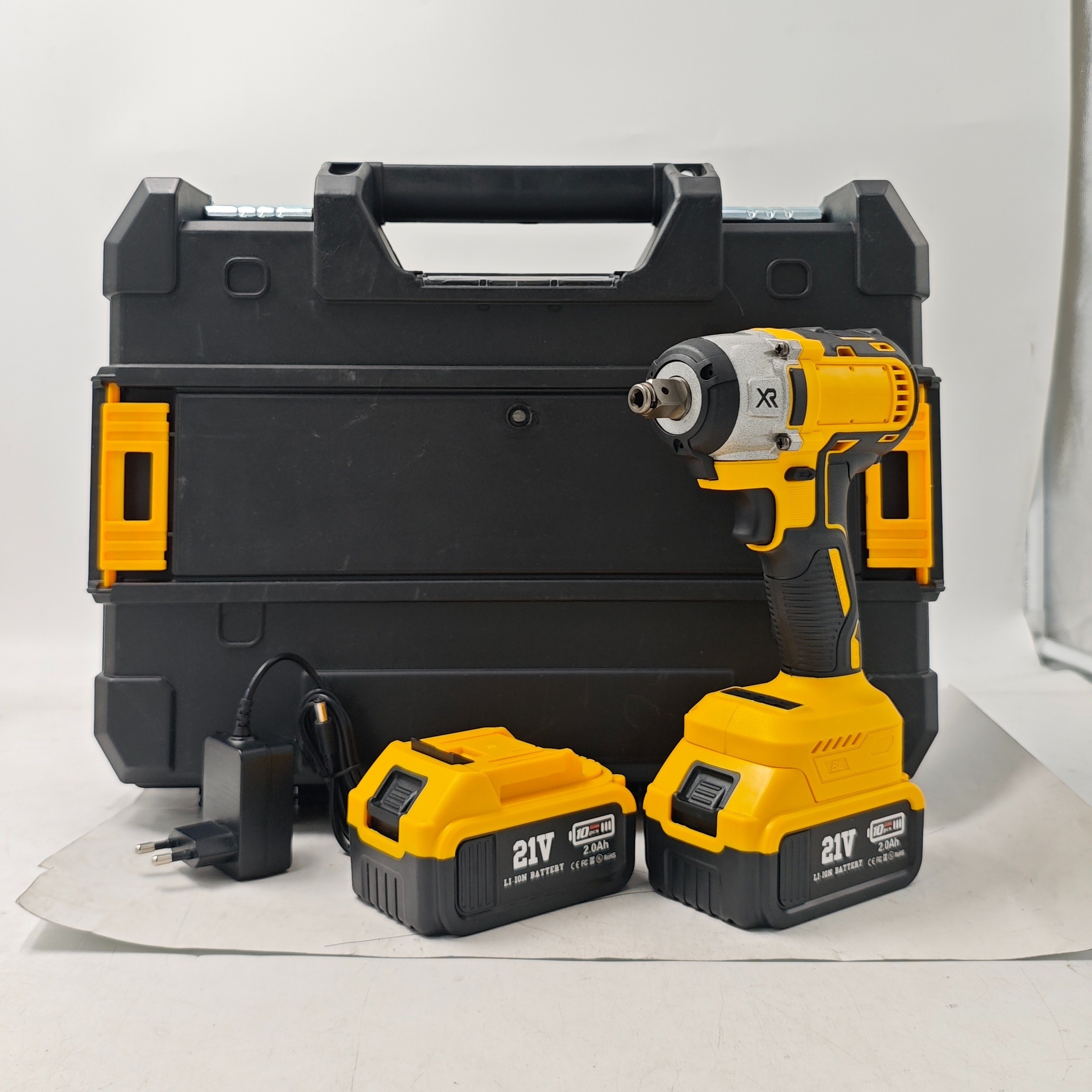 

Cordless Impact Wrench 21v Impact Up To 350 Nm With 2 Li-ion Batteries And Fast Charger