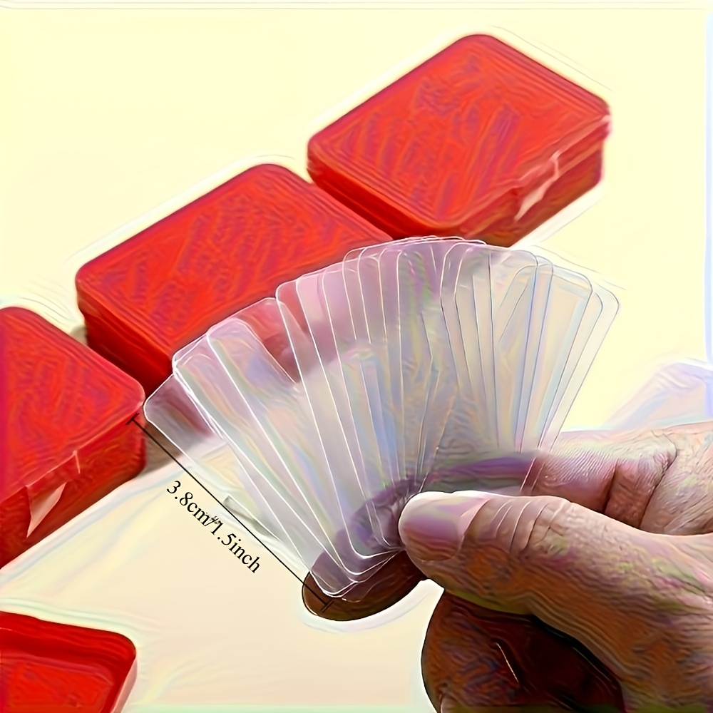 TEMU 300pcs Transparent Double-sided Balloon Tape, Nano Removable Adhesive Stickers, Wall And Floor Balloon Arch Fixation, Wedding Birthday Party