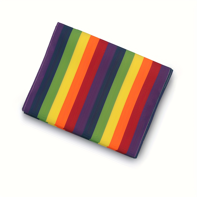 Temu 4/5 Person Mat - 6.0 Meter Rainbow Colorful Oxford Cloth, Thickened For Group Building Activities, Multiplayer Interactive Challenges & Group-image