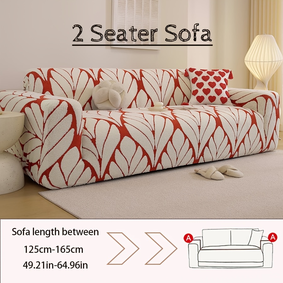 TEMU 1pc Of Soft And Comfortable Sofa Cover, Washable Or Machine, Pet-friendly, Warm And Thick With , Suitable For Home Decoration In Places Like The