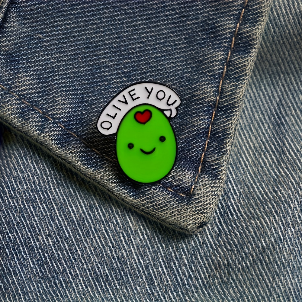Cartoon Cute Stone Enamel Pin Decorative Brooch