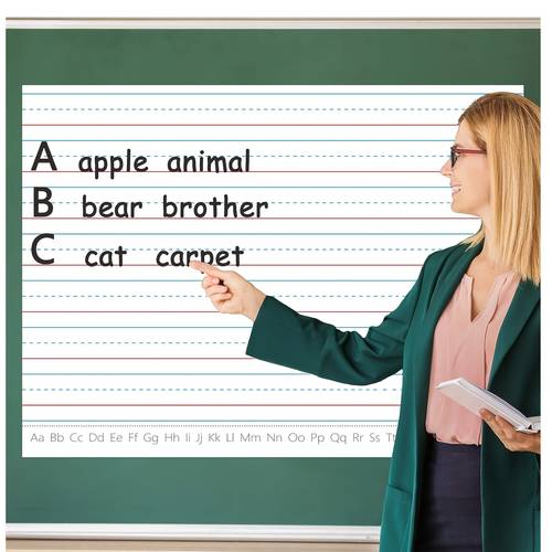 item picture oversized magnetic erasable writing board with design measuring 17 by 23 inches spelling and writing practice suitable for classrooms and home use
