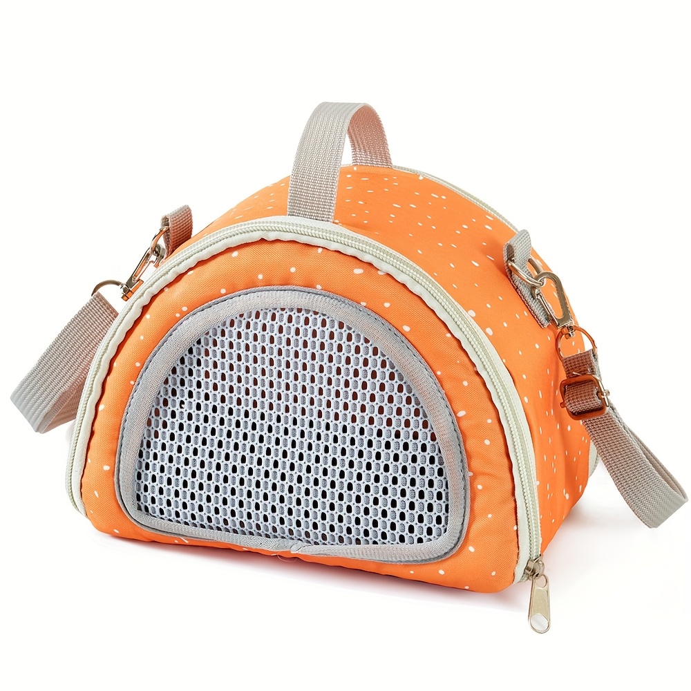 TEMU Sac à Souris Branche de Fleur, Sac de Transport pour Animaux, Sac de Sortie pour Perroquet, Lézard, Hérisson, Sac Bandoulière Respirant et